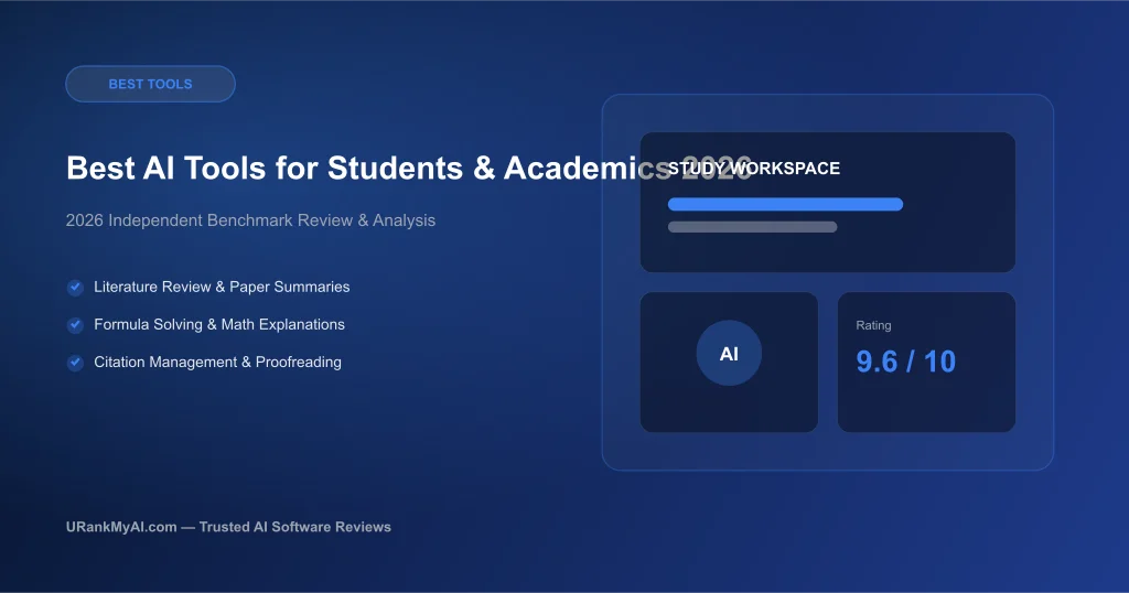 Best AI Tools for Students & Academics (2026 Edition) featured graphic