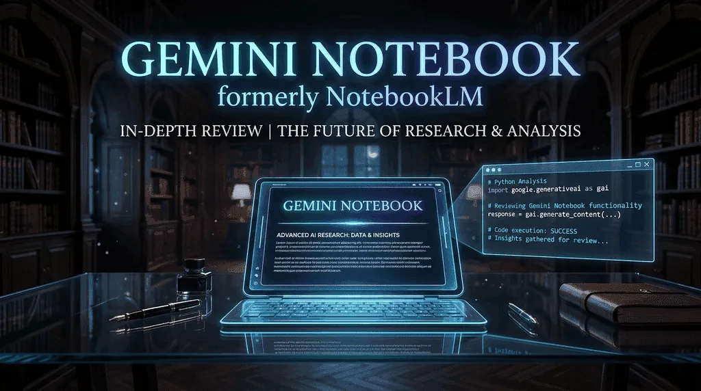 Featured image for Gemini Notebook Review 2026: NotebookLM's New Name — What Actually Changed - Writing AI