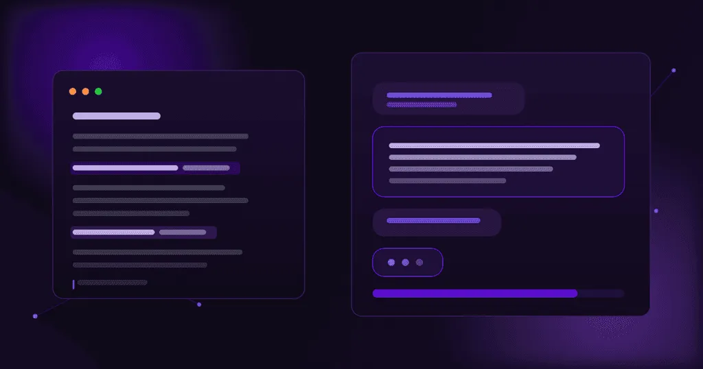 Grok for Word featured graphic showing a dark mode document editor panel with AI-suggested text highlights next to a chat assistant panel offering writing suggestions, in purple branding