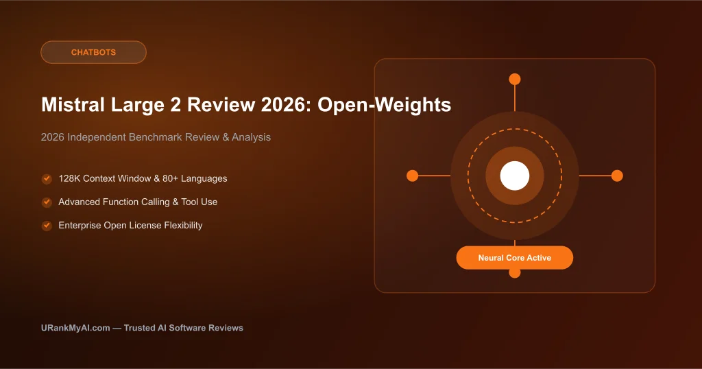 Mistral Large 2 Review 2026: Enterprise Open-Weights Model Tested featured graphic