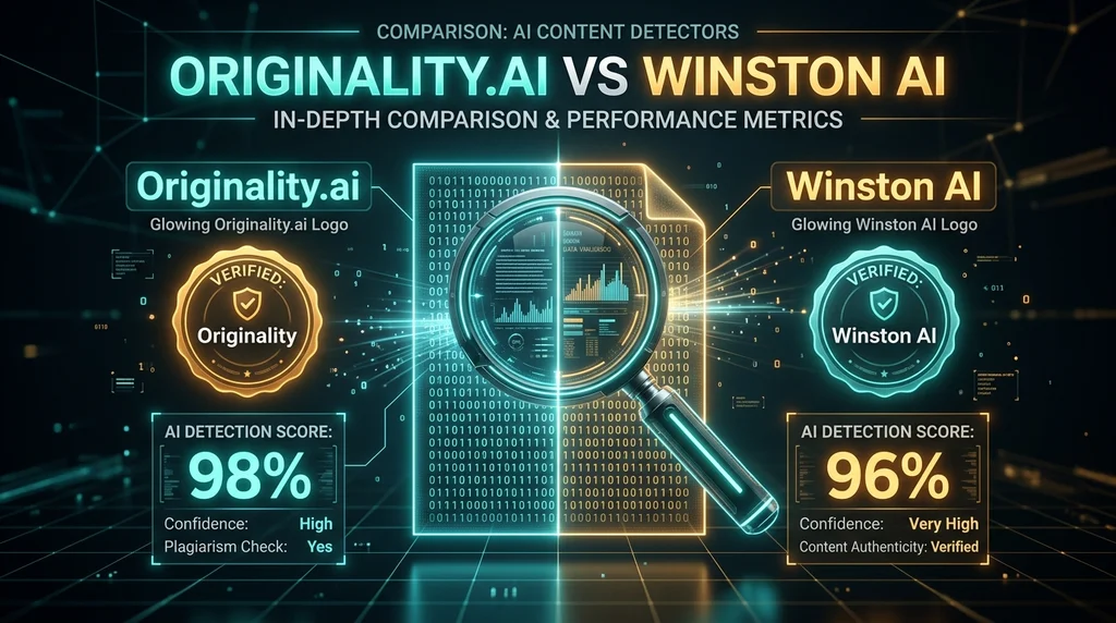 Originality.ai vs Winston AI (2026): Best AI Content Detector? featured graphic