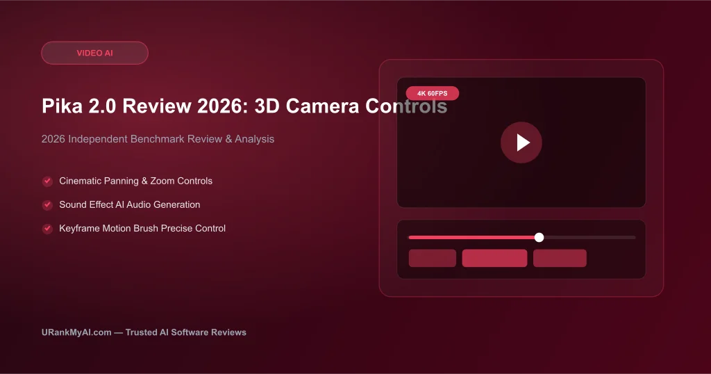 Pika 2.0 Review 2026: 3D Camera Controls & Sound FX featured graphic