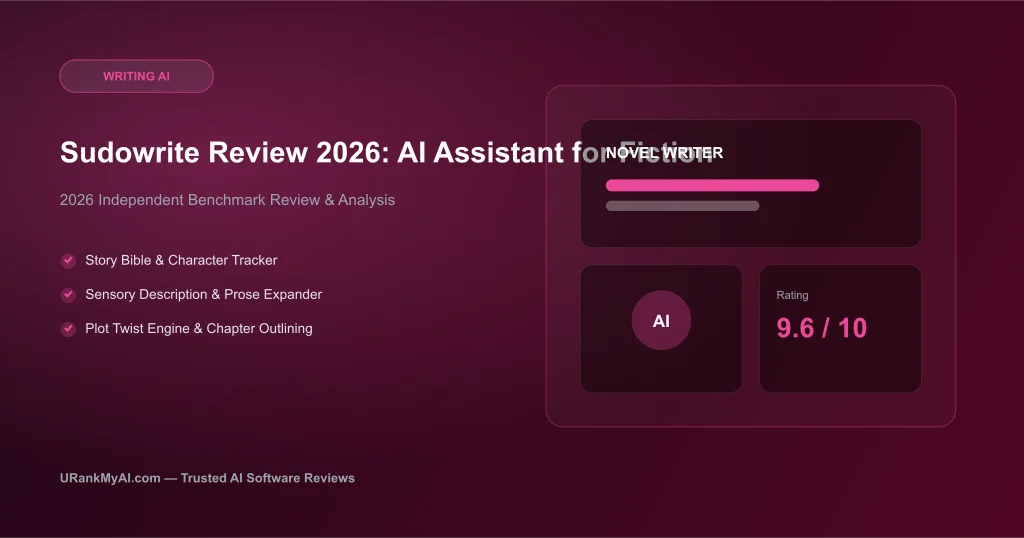 Sudowrite Review 2026: The Ultimate AI Assistant for Novelists featured graphic